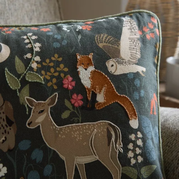 Timeless Animal Cotton Rectangle Cushion 2