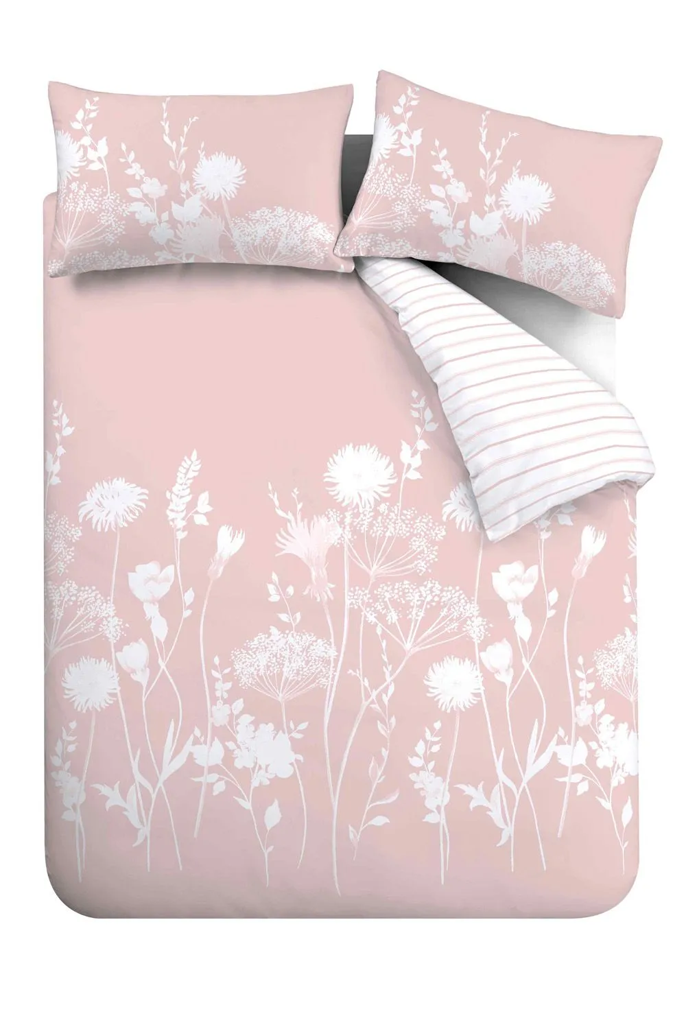 Catherine Lansfield Meadowsweet Floral Duvet Set in Pink 5