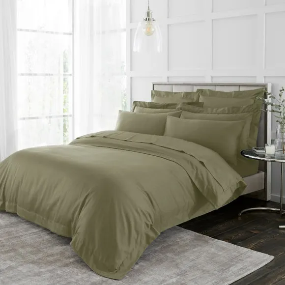 Hotel 230 Thread Count 100% Cotton Sateen Duvet Cover 2