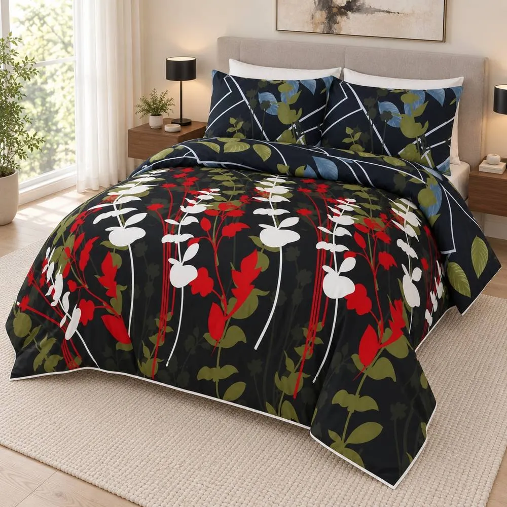 Smart Living Luxury Romorus Printed Duvet Cover & Pillowcase Set 2