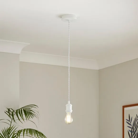 Charlie Industrial Adjustable Pendant Flex Ceiling Light Cable 1