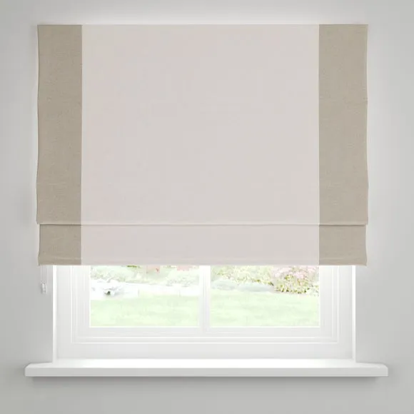 Luna Bordered Easy Chain Blackout Roman Blind 3