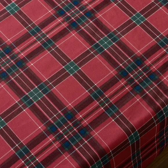 Catherine Lansfield Tartan Check Polycotton Fitted Sheet 2
