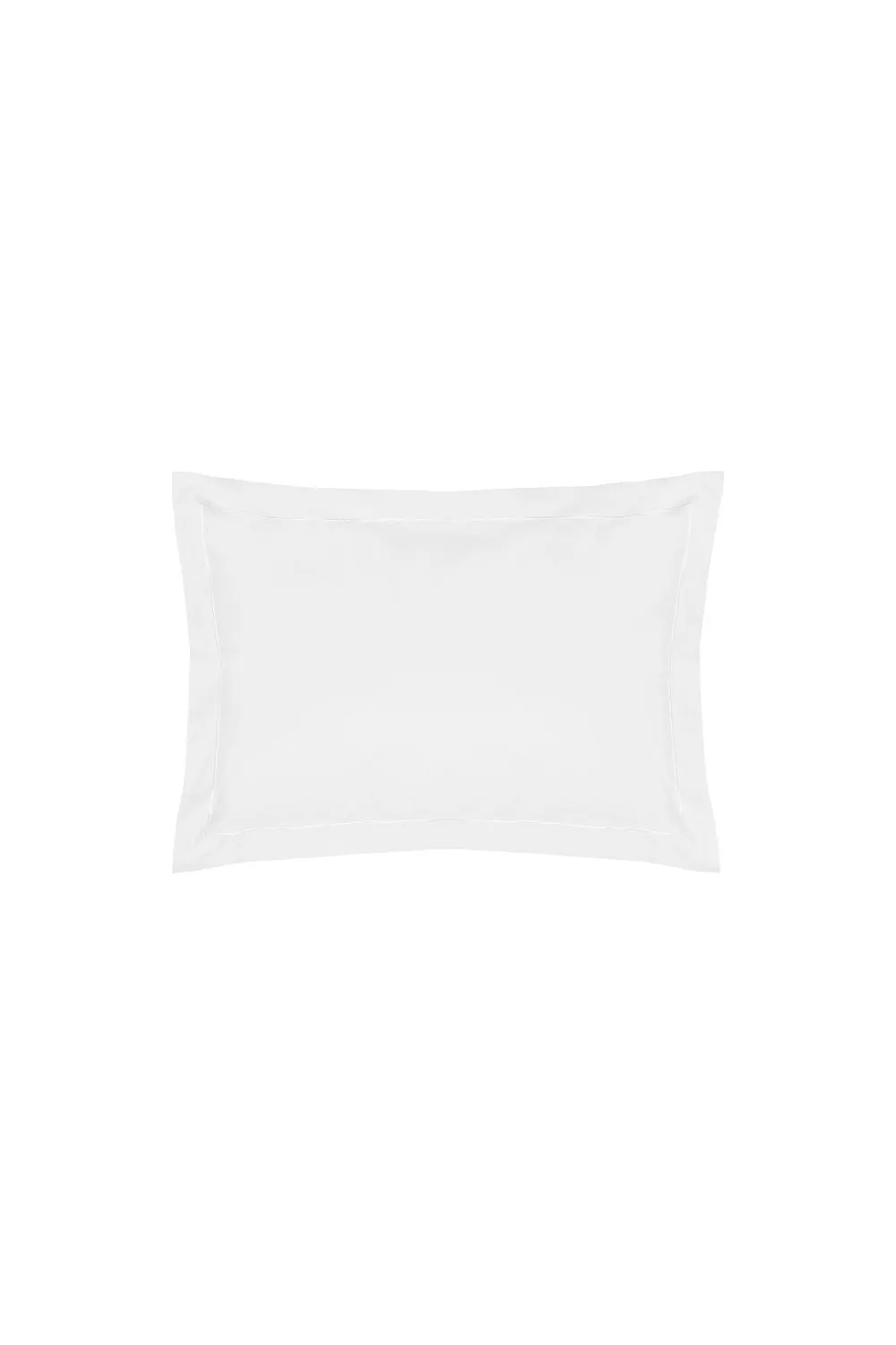Belledorm Easy Care 200 Thread Count Cotton Polyester Percale Oxford Pillowcase in White