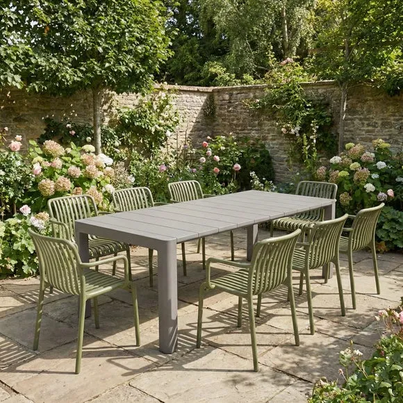 Modura Henrik Rectangular Dining Table with 8 Alma Armchairs 1