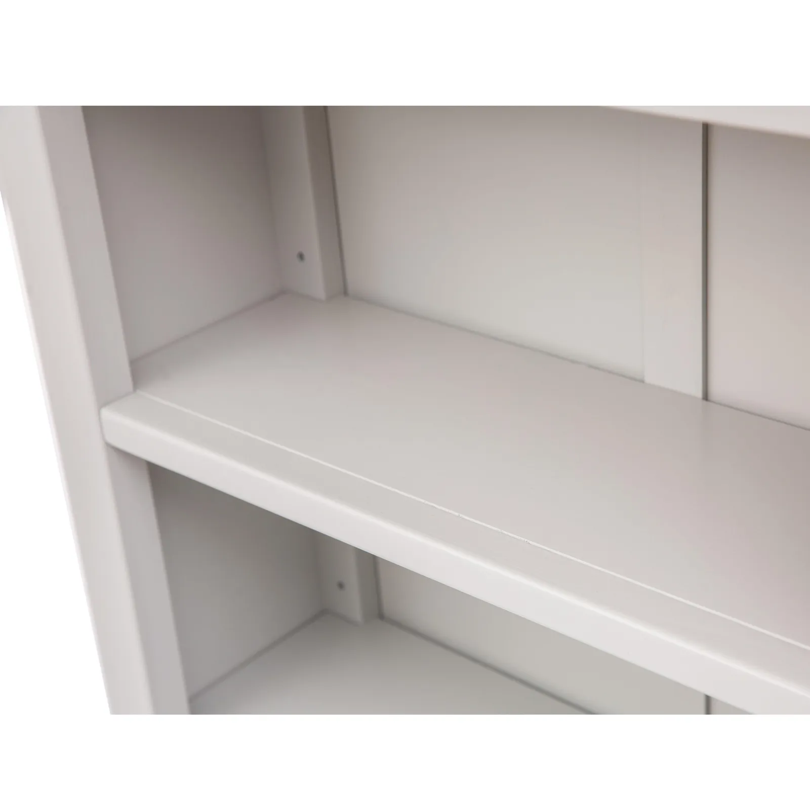 Cabinet Bits Bookcase 120x70x25cm in Light Grey 5