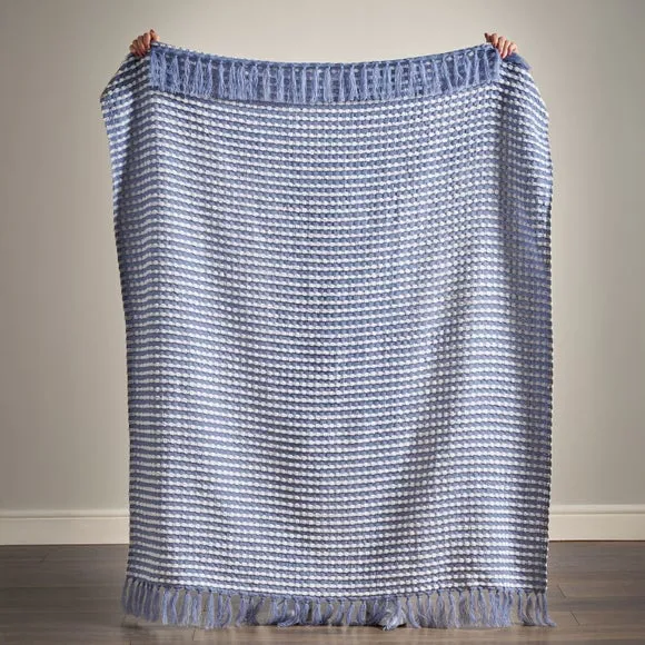Catherine Lansfield Stab Stitch Throw Blanket 125cm x 150cm 4
