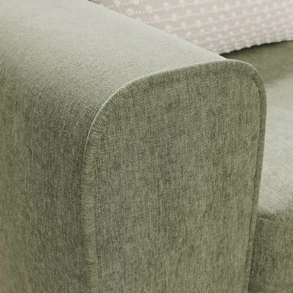 Abel Vintage Soft Chenille 3 Seater Sofa 4
