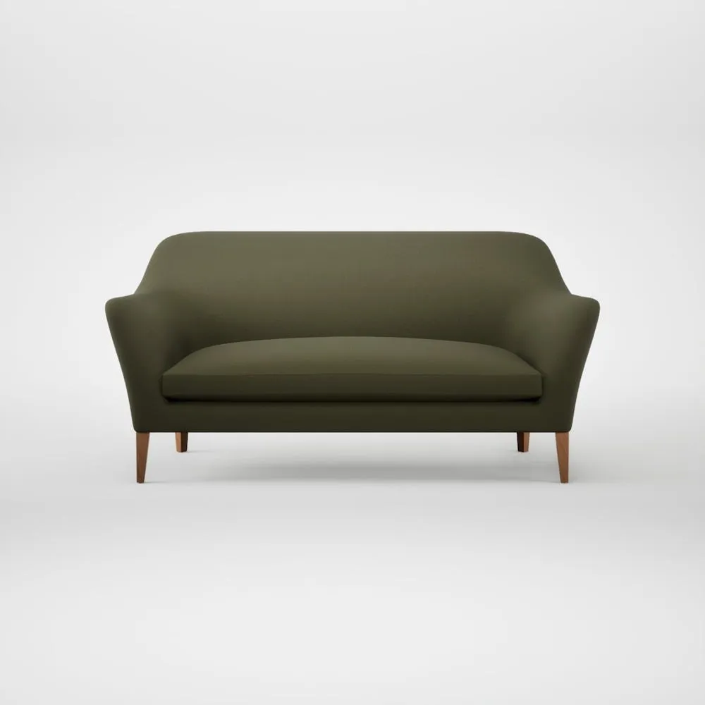 Heal's Wallis 3 Seater Sofa Smart Cotton Linen Myrtle Natural Feet 1