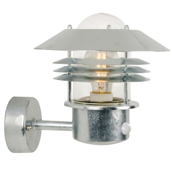 Nordlux Vejers Galvanized Sensor Outdoor Wall Light 2