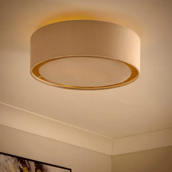 Nesa 2 Light Shallow Flush Ceiling Light 2