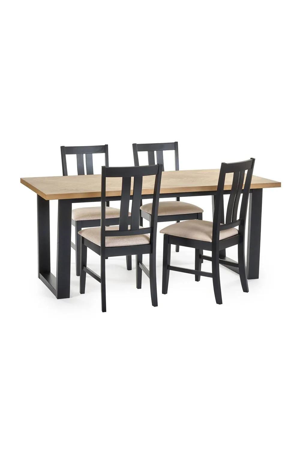 Julian Bowen Hilton Dining Chair (Set of 2) in Black 6