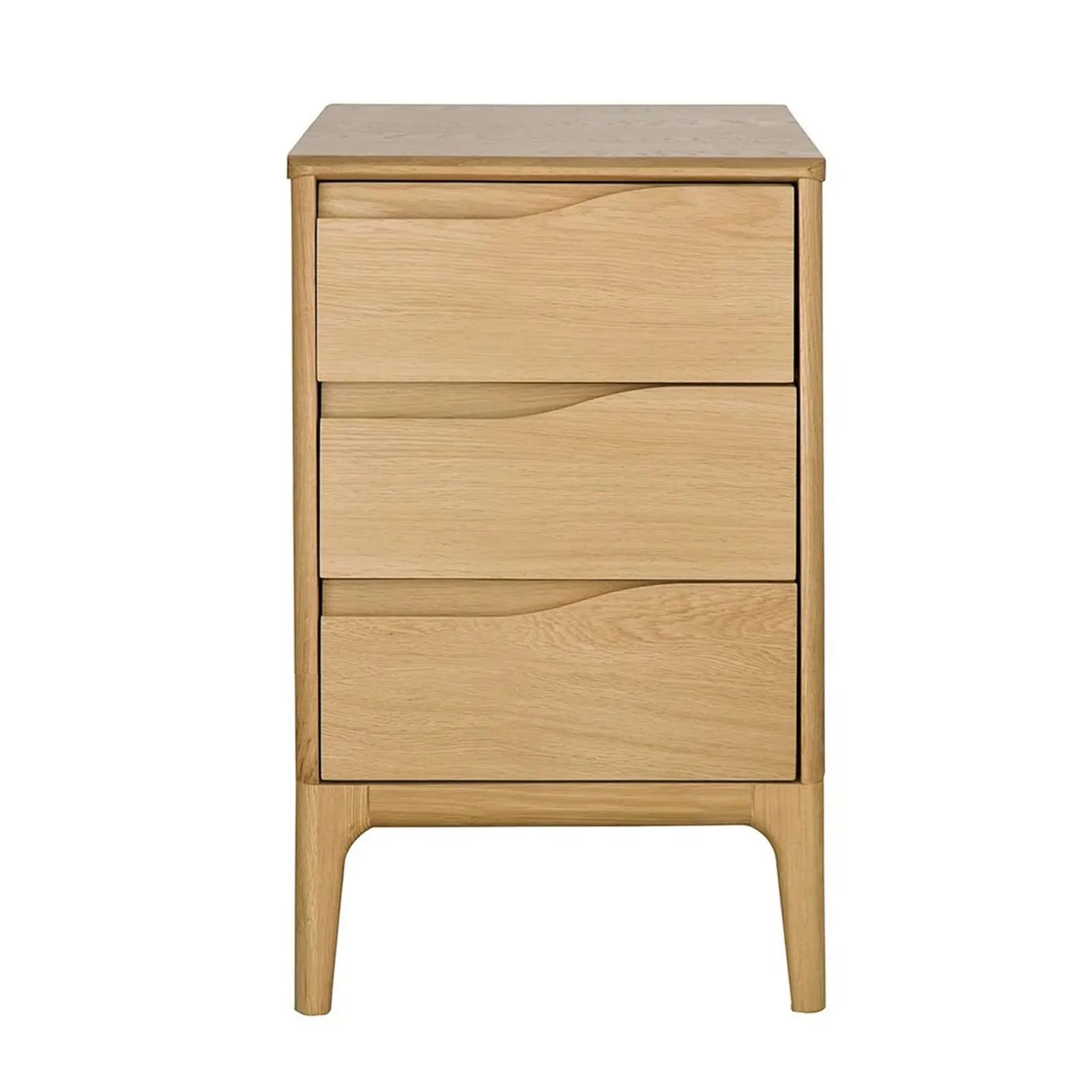 Ercol Rimini Compact Bedside Cabinet, Neutral Oak | Barker & Stonehouse 3