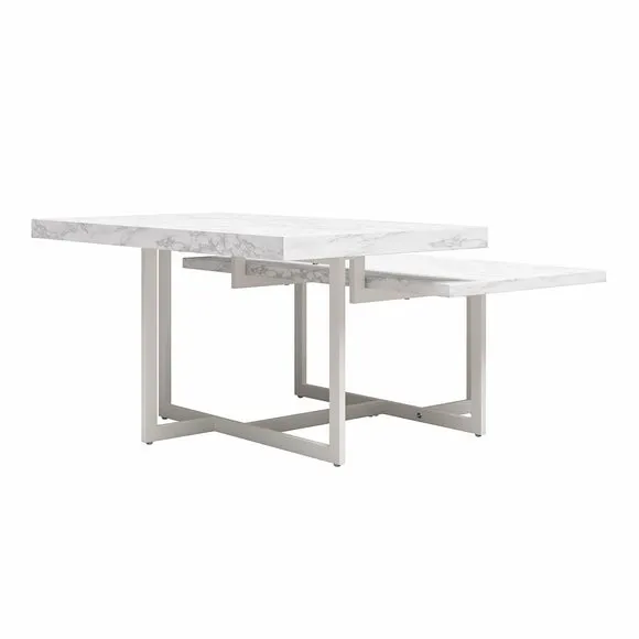 Brielle Coffee Table, Faux Marble 5