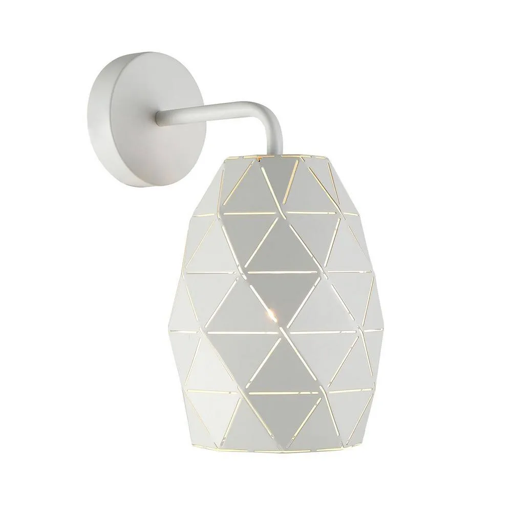 Netlighting Modern Dome Wall Lamp White 1 Light E27
