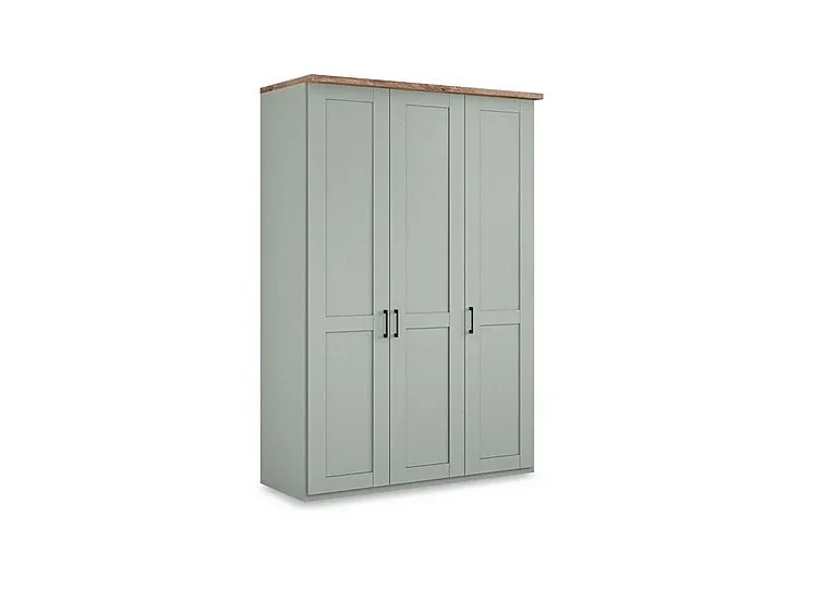 Adeline 3 Door Hinged Wardrobe - Sage