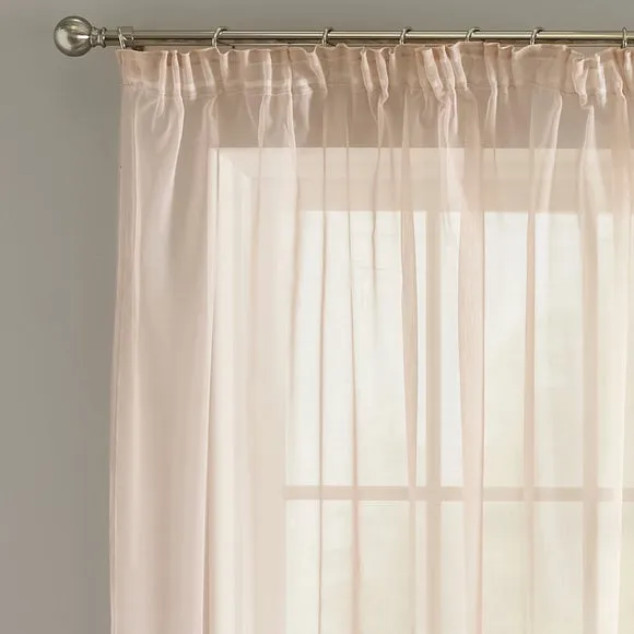 Sheer Elegance Tape Top Single Voile Panel 1