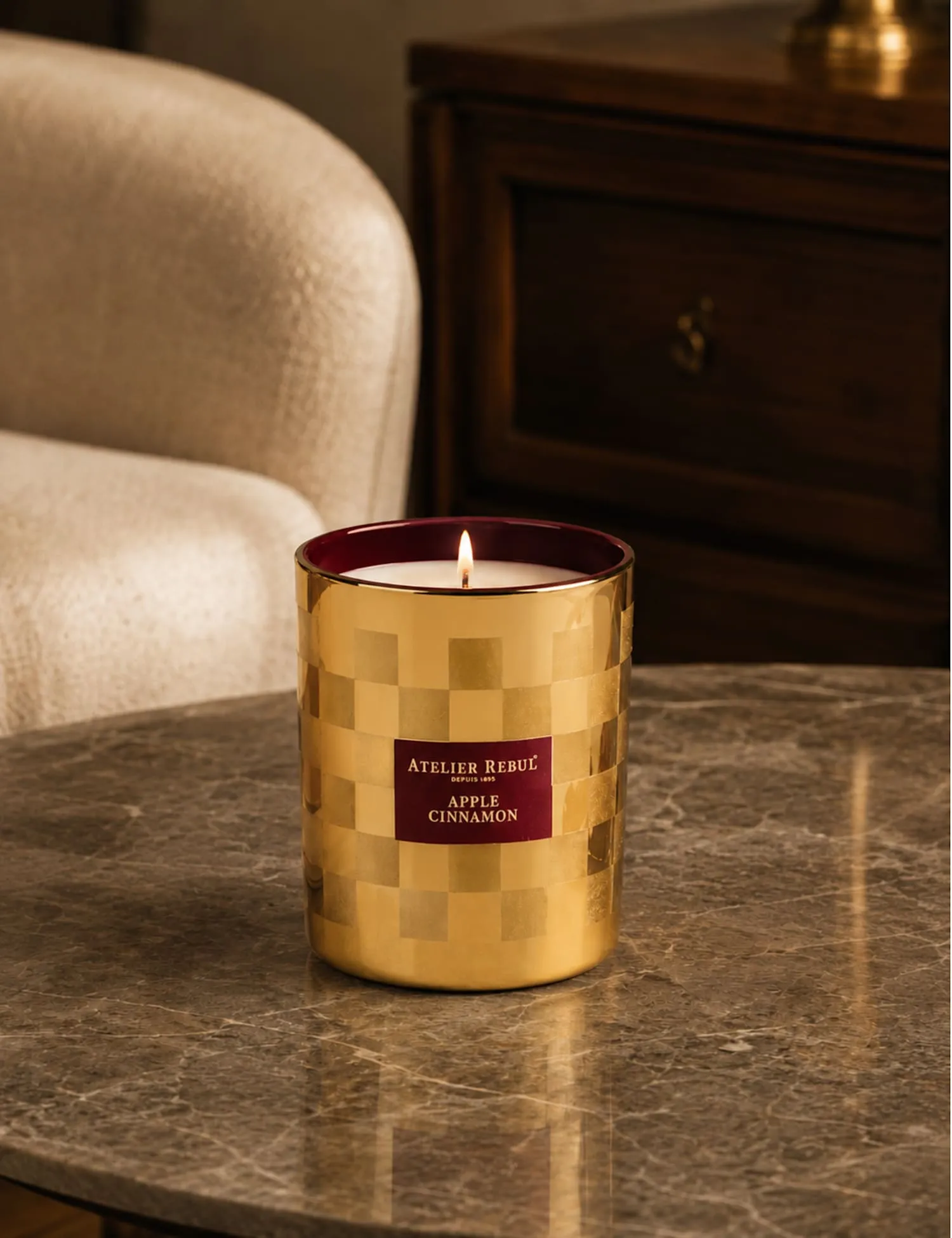 Atelier Rebul Apple Cinnamon Candle 210g No Colour