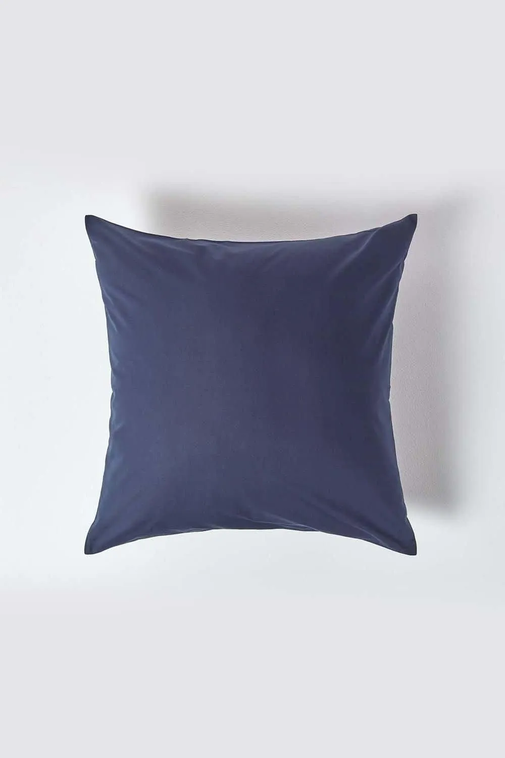 Homescapes Continental Egyptian Cotton Pillowcase 200 TC, 80 x 80 cm in Navy 1
