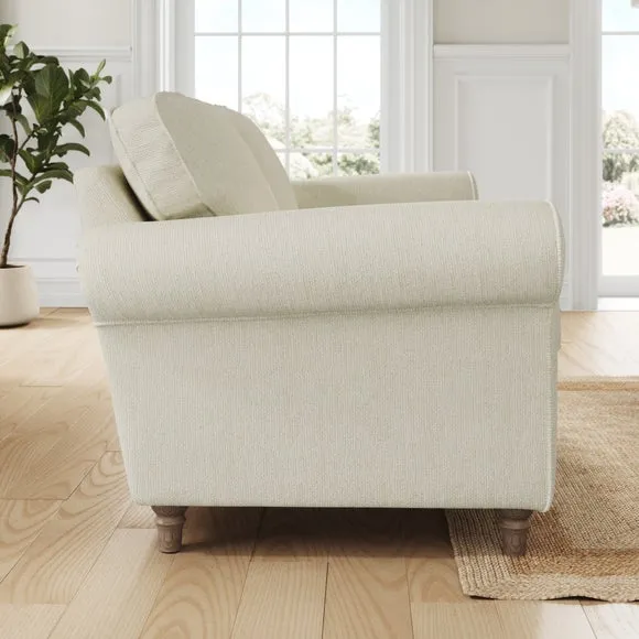 Flori Chunky Chenille 3 Seater Sofa 2