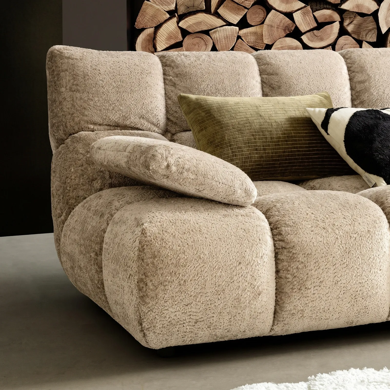 Bryce 2.5 Seater With Armrest Left, Neutral | Barker & Stonehouse 5