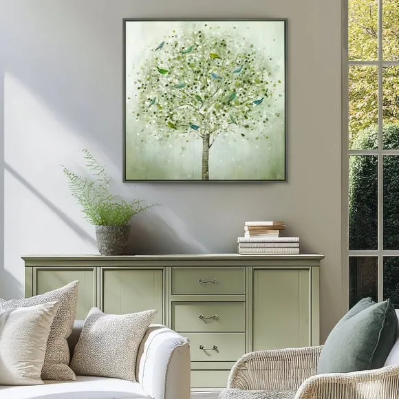 Cedar & Sage Wishful Thinking Framed Canvas