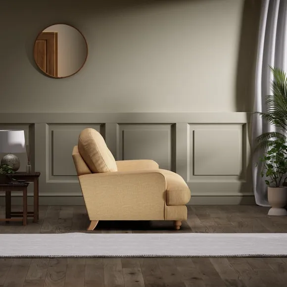 Martha Faux Linen 3 Seater Sofa 3