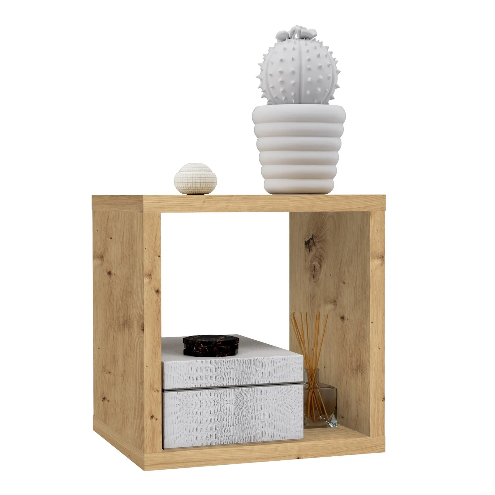 Furniture To Go Mauro Singular Storage Unit in Brown 4