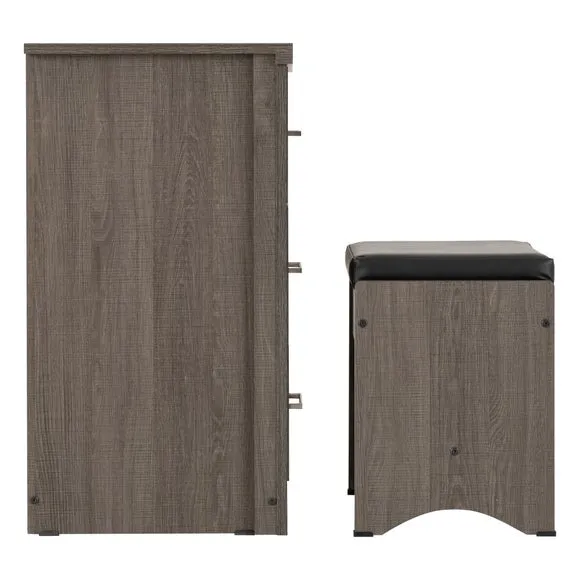 Lennon 3 Drawer Dressing Table Set 4