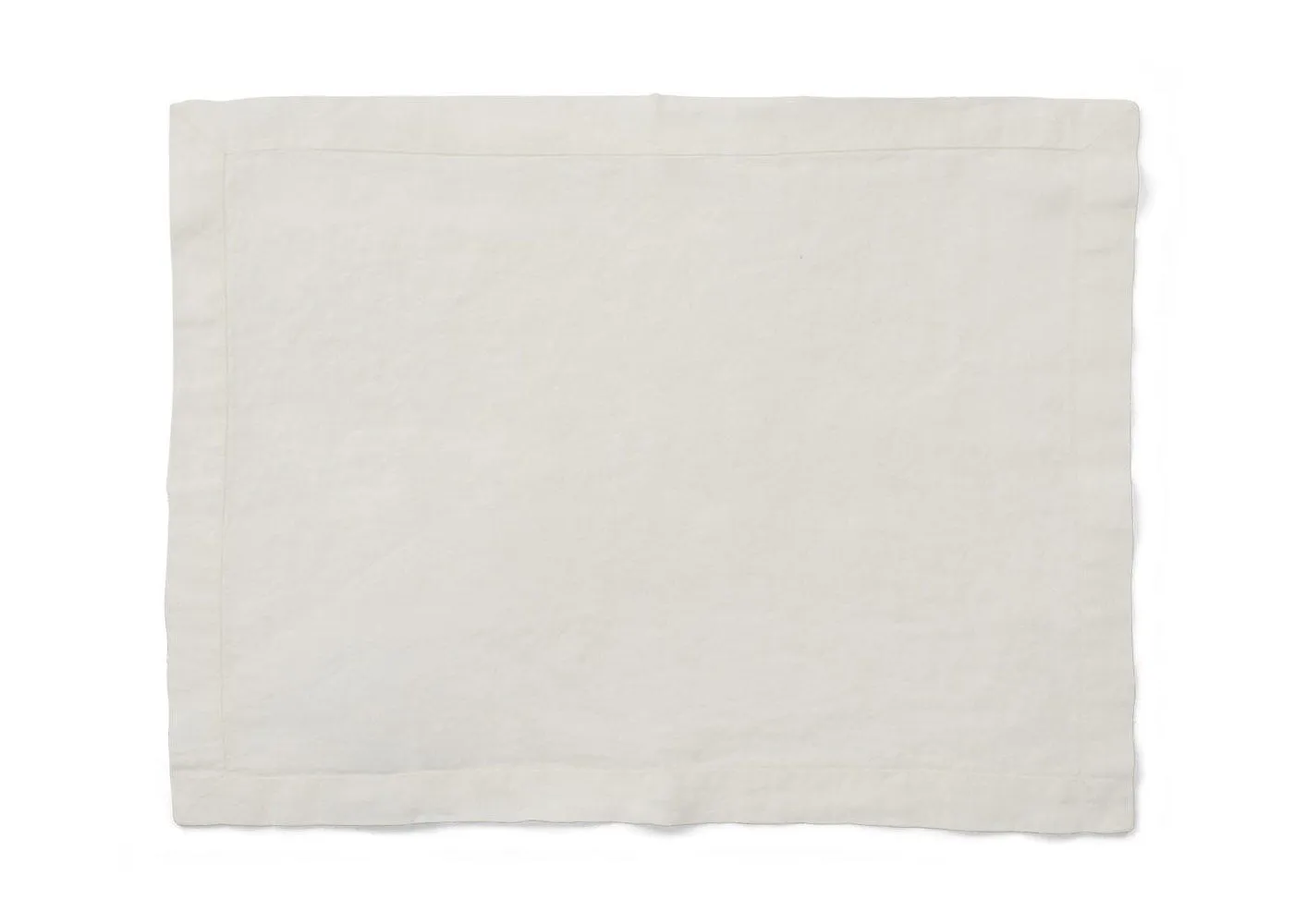 Heal's Linen Placemat Cream White