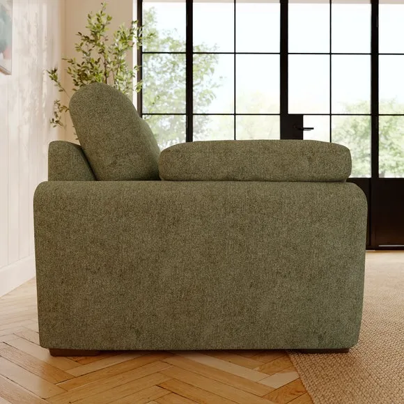 Milton Soft Chenille Snuggle Chair 3