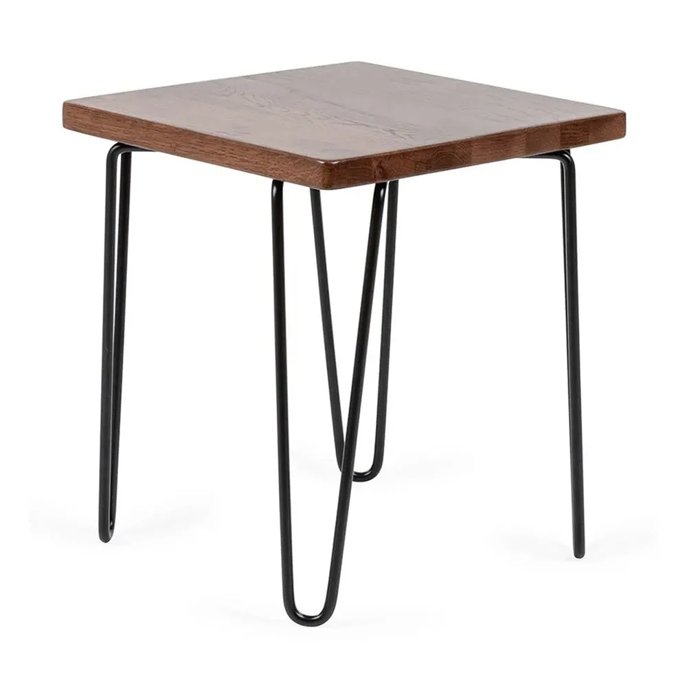 Heal's Brunel Stool Dark Wood 3