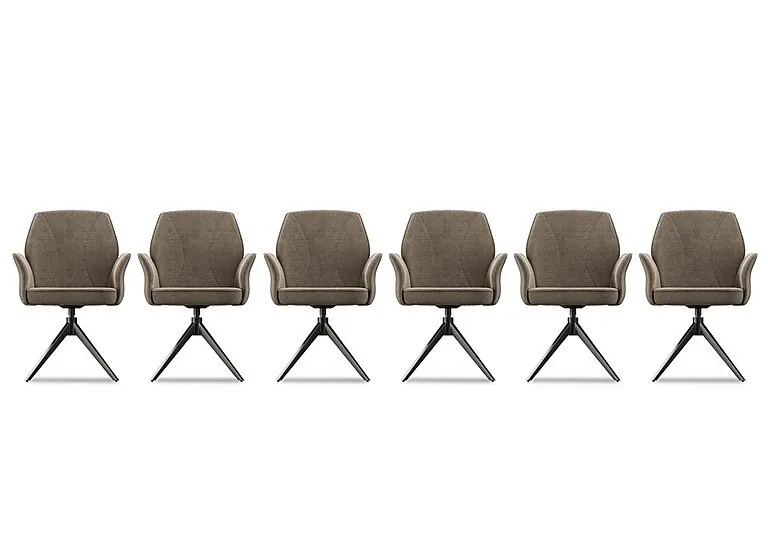 Julio Set of 6 Dining Arm Chairs