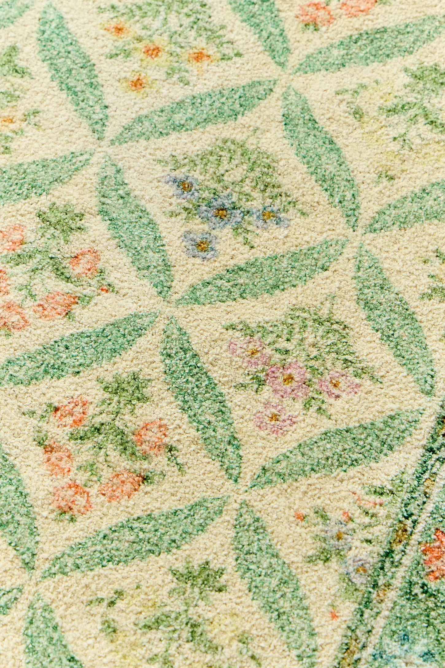 Alice Vintage 2x3ft / 60x90cm Rug - Blue 2
