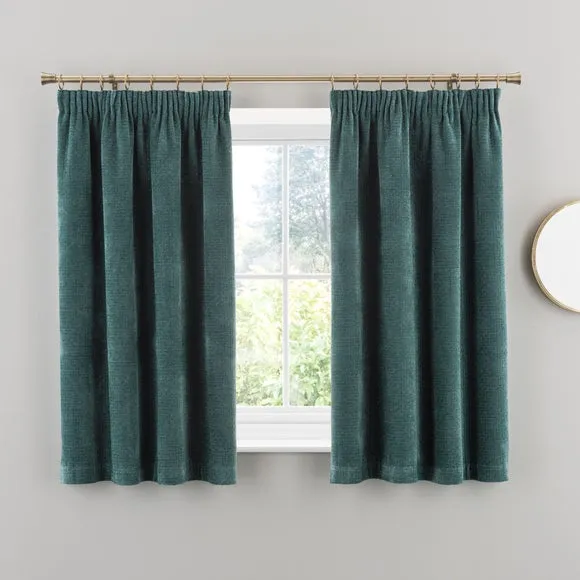 Alayna Chenille Pencil Pleat Curtains 5