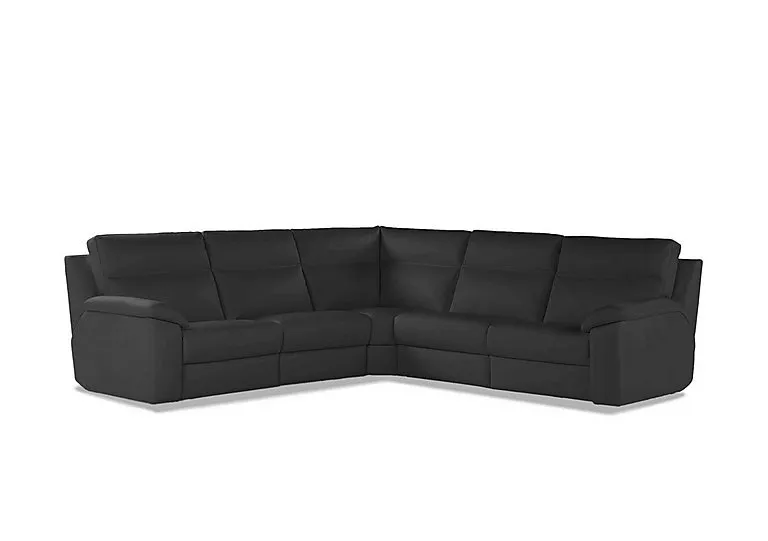 Pepino Large NC Leather Corner Sofa - Torello Grigio Scuro
