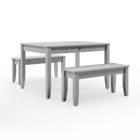 Lynton 4 Seater Dining Table and Bench Set 4
