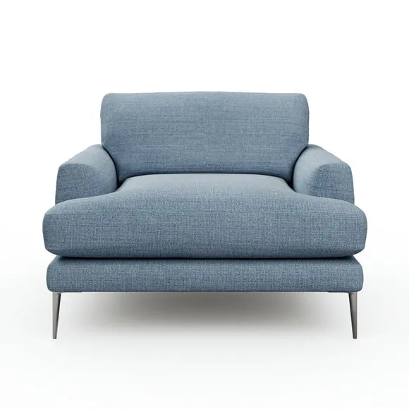 Lawson Chunky Tonal Weave Snuggle Chair 6