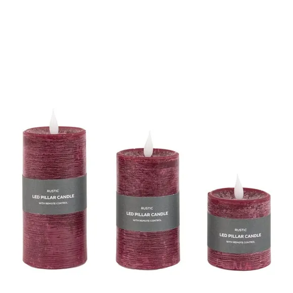 Cedar & Sage Set of 3 LED Candles 4