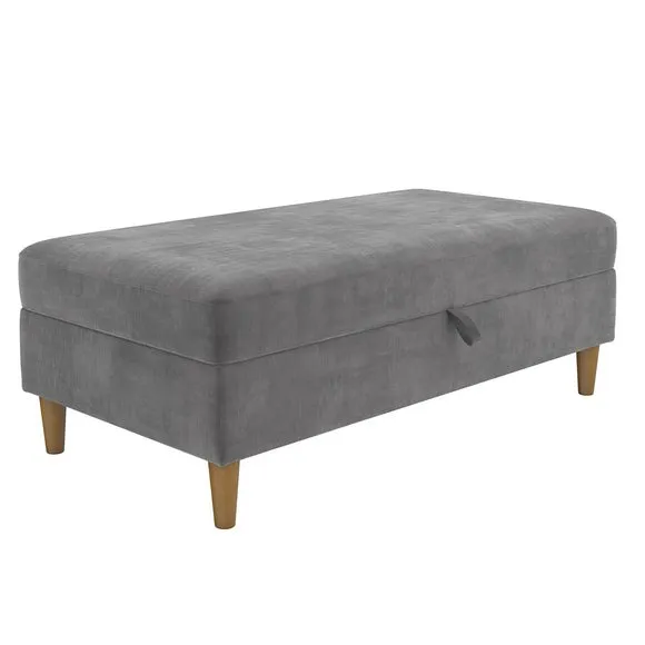 Hartford Chenille Storage Ottoman 3