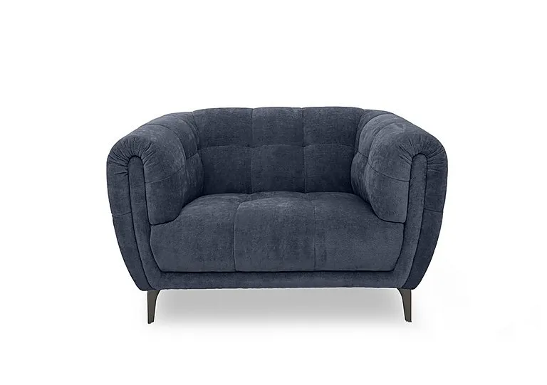 Sienna Fabric Cuddler Chair - Hudson Ocean