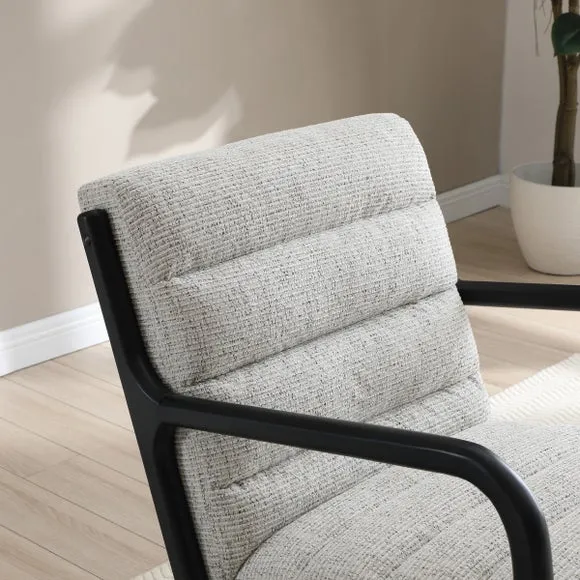 Khali Natural Ribbed Cord Occasional Chair 2