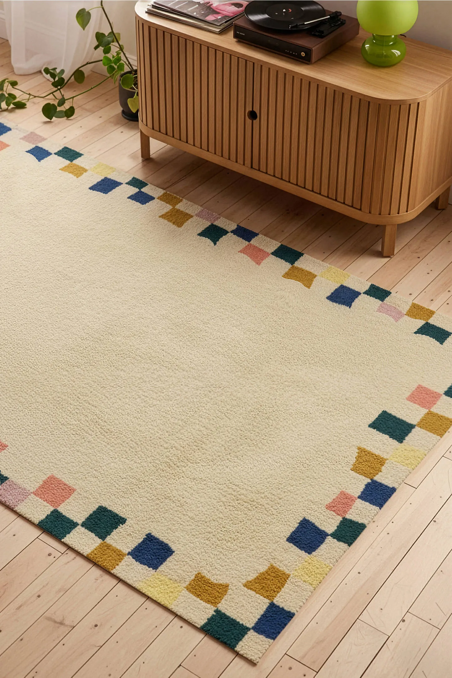 Abstract Check 5x7ft / 150x210cm Rug