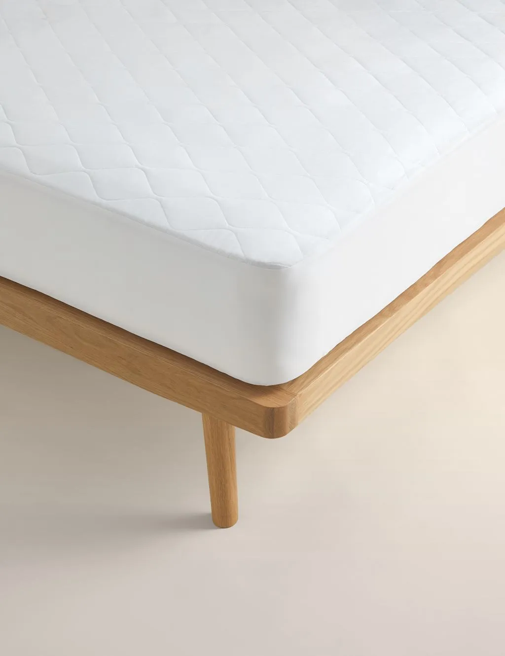 M&S Stay Cool Extra Deep Mattress Protector White