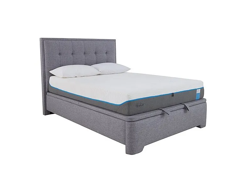 Athos Ottoman Bedframe - King Size - Marbella Grey