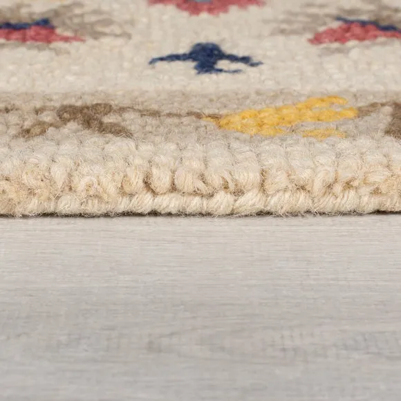 Hani Floral Wool Rug 4