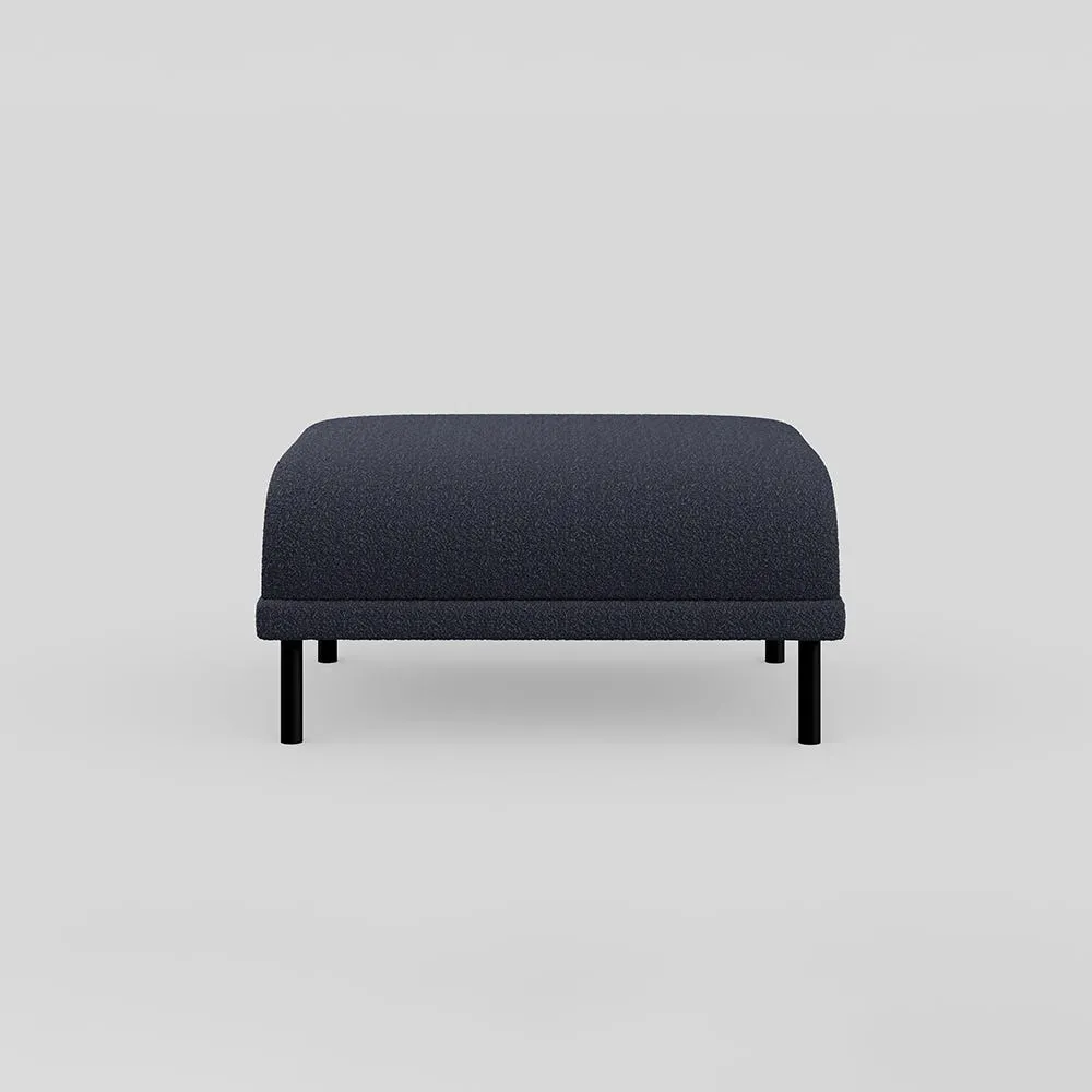 Heal's Harri Footstool Boucle Indigo