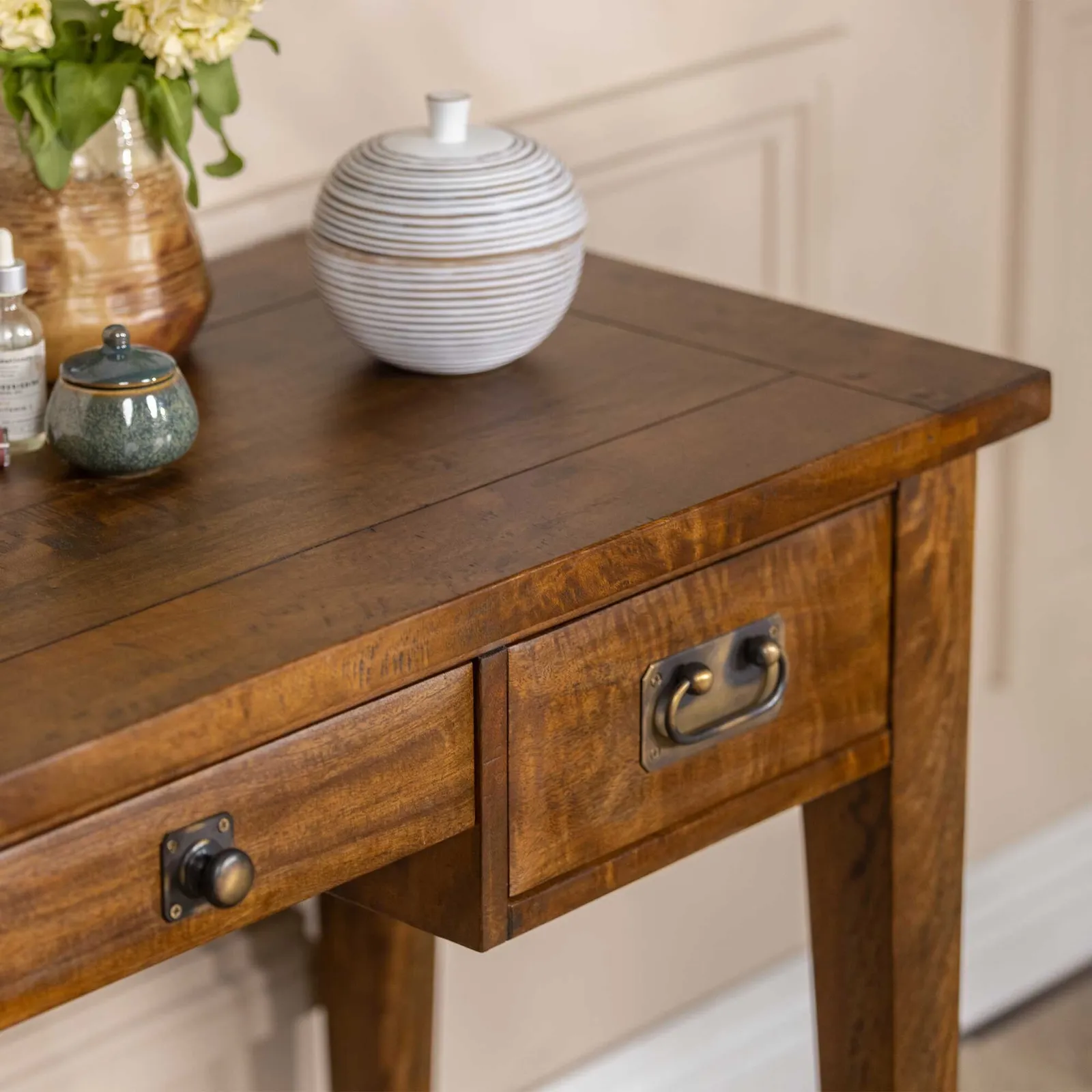New Frontier Dressing Table, Mango Wood | Barker & Stonehouse 5