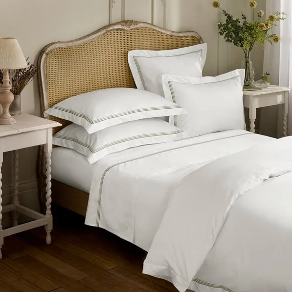 Dorma Rovello Embroidery 100% Cotton Duvet Cover & Pillowcase Set 5
