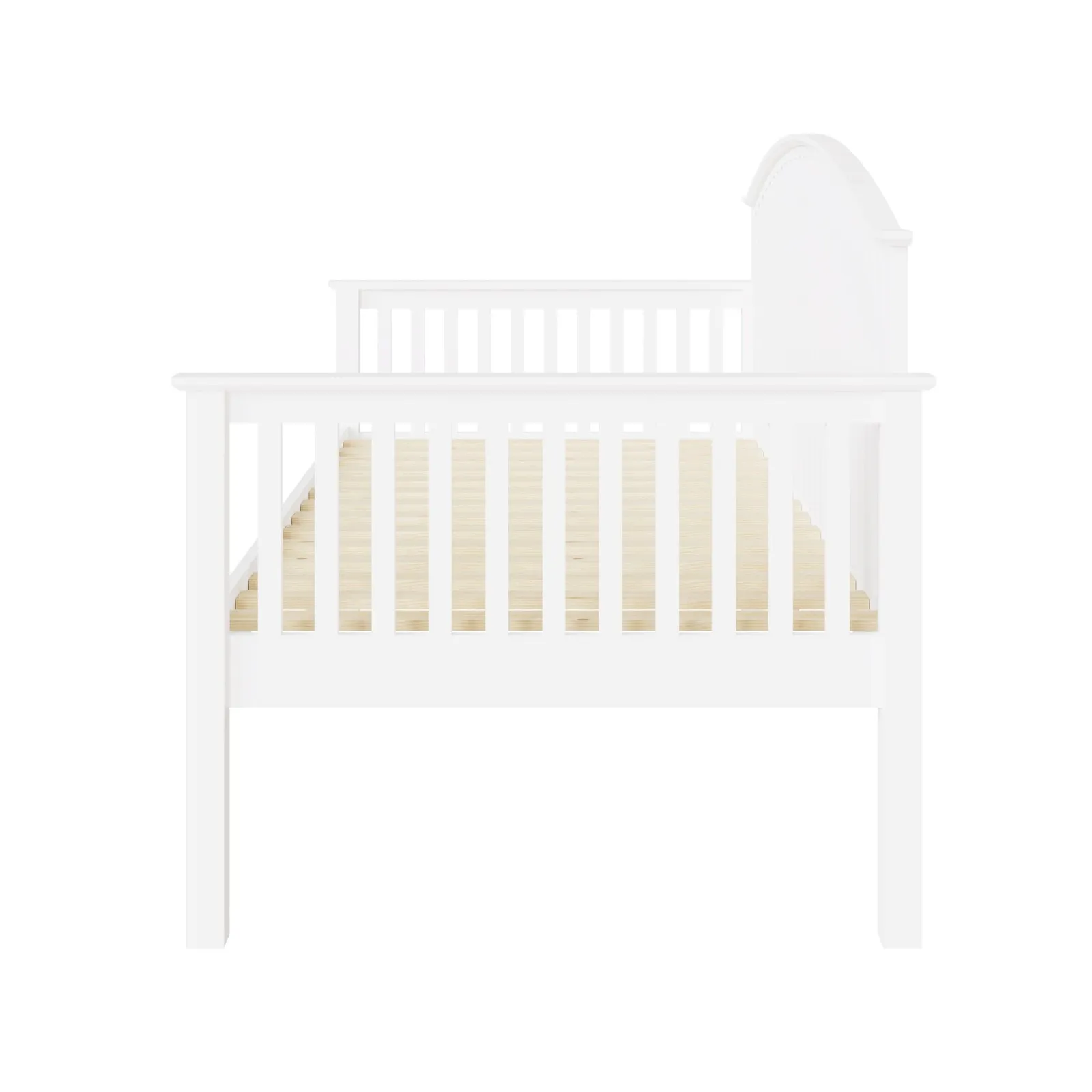 GFW Madrid Wooden Day Bed in White 4